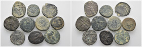 Bronze, 10 pieces - 63.90 gr - SOLD AS SEEN, No Return.