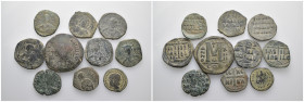 Bronze, 10 pieces - 96.18 gr - SOLD AS SEEN, No Return.