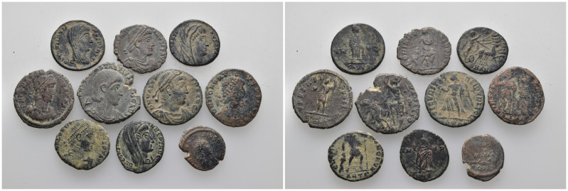 Bronze, 10 pieces - 18.92 gr - SOLD AS SEEN, No Return.