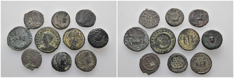 Bronze, 10 pieces - 19.53 gr - SOLD AS SEEN, No Return.