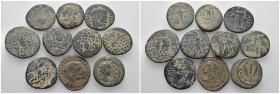 Bronze, 10 pieces - 56.29 gr - SOLD AS SEEN, No Return.