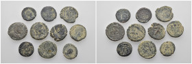Bronze, 10 pieces - 16.62 gr - SOLD AS SEEN, No Return.