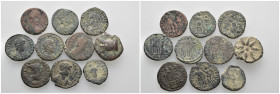 Bronze, 10 pieces - 24.48 gr - SOLD AS SEEN, No Return.