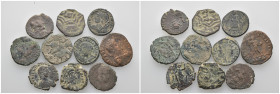 Bronze, 10 pieces - 25.74 gr - SOLD AS SEEN, No Return.