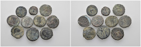 Bronze, 10 pieces - 18.53 gr - SOLD AS SEEN, No Return.