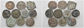 Bronze, 10 pieces - 44.78 gr - SOLD AS SEEN, No Return.