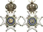 Orden deutscher Länder Sächsische Herzogtümer ab 1826
Herzoglich Sachsen-Ernestinischer Hausorden, Ritterkreuz 2. Klasse Verliehen 1863-1935. Silber ...