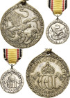 Orden des Deutschen Reiches
China-Denkmünze für Nichtkämpfer Verliehen 1901. China-Denkmünze für Nichtkämpfer, ohne Buntmetall, versilbert, 36 x 32,5...