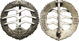 Orden des Dritten Reiches
Großes NSFK-Segelfliegerabzeichen Verliehen 1942-1945. Großes NSFK-Segelfliegerabzeichen. Verliehen 1942-1945. Rückseite li...
