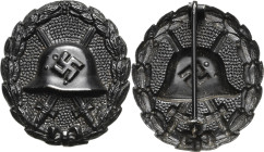 Orden des Dritten Reiches
Verwundetenabzeichen in Schwarz 1. Form, für deutsche Freiwillige im spanischen Freiheitskampf Verliehen 1939-1940. Buntmet...