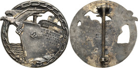Orden des Dritten Reiches
Abzeichen für Blockadebrecher Verliehen 1941-1945. Hersteller auf Rückseite nur "Lüdenscheid" zu erkennen. Buntmetall versi...