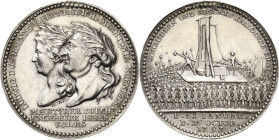 Frankreich
Ludwig XVI. 1774-1793 Silberjeton 1793 (König) Exekution von Louis XVI. und Marie Antoinette. Beider Köpfe nebeneinander nach links / Exek...