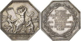 Frankreich
Louis Philippe 1830-1848 Achteckiger Silberjeton 1830 (Gayrard) Manufactur Royale des Glaces - Königliche Spiegelglas Manufaktur von St. G...