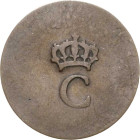 Frankreich-Französische Kolonien
Ludwig XVI. 1774-1793 Tampé (Sou marqué) o.J. (1779/1797). 2. Typ. Auf 2-Solstücken überprägt. Dazu 5 Centimes 1830 ...