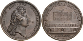 Frankreich-Medaillen und Marken
 Bronzemedaille 1667 (J. Mauger) Eröffnung des Observatorium von Paris. Brustbild des Königs Ludwig XIV. nach rechts ...