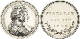 Großbritannien
George III. 1760-1820 Silbermedaille 1795 (C. H. Küchler) Auf den Aufenthalt des Kronprinzen George und seiner Gemahlin Caroline im Fr...