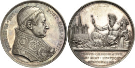 Italien-Kirchenstaat/Vatikanstadt
Gregor XVI. 1831-1846 Silbermedaille 1837 (=Jahr 7) (Girometti) Museum Gregorianum. Etruskische Sammlung. Brustbild...