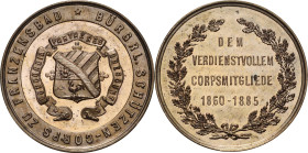 Medaillen
 Bronzemedaille 1885. Verdienstmedaille des bürgerlichen Schützencorps zu Franzensbad/Frantiskovy Lazne. Für 25 jährige Mitgliedschaft. Wap...