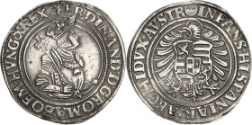 Habsburg
Ferdinand I. 1521-1564 Taler o.J. (1544/1545), Joachimsthal Voglhuber 40 Davenport 8039 Dietiker 133 Von größter Seltenheit. Fast vorzüglich...