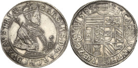 Habsburg
Erzherzog Karl 1564-1590 Taler 1583, Klagenfurt Voglhuber 80/I Davenport 8130 Sehr seltenes und attraktives Exemplar. Vorzüglich+