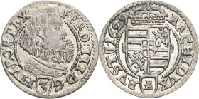 Habsburg
Ferdinand II. 1619-1637 3 Kreuzer 1629, PH-Glatz Herinek 53 F.u.S. 2856 Prachtvolles Exemplar. Fast prägefrisch