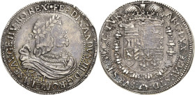 Habsburg
Ferdinand III. (1625) 1637-1657 Taler 1651, Wien Voglhuber 206/V Davenport 3181 Herinek 387 Sehr schön-vorzüglich