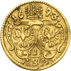 Habsburg
Leopold I. 1657-1705 Einseitiger 1/8 Dukat 1693, Breslau Herinek 537 Friedberg 298 Fr.u.S. 589 GOLD. 0.42 g. Sehr selten. Besonders dieser J...