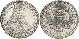 Habsburg
Karl VI. 1711-1740 Taler 1715, Breslau Voglhuber 256/III Davenport 1091 Herinek 403 F.u.S. 845 Selten. Vorzüglich-prägefrisch