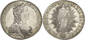 Habsburg
Maria Theresia 1740-1780 Taler 1761, KB-Kremnitz Eypeltauer 261 Davenport 1132 Huszar 1675 Attraktives Exemplar. Vorzüglich
