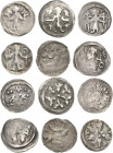 Brandenburg, Markgrafschaft
Otto VIII. 1365-1373 Denar. Stehender Markgraf mit zwei Krummstäben / Stern aus 3 Eichelblättern und Eicheln abwechselnd,...