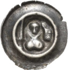 Goslar - Städtische Münzstätte
 Hohlpfennig vor 1421. Schwertpfennig BBK 3 Selten. Sehr schön+