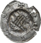 Heiligenstadt - Münzstätte des Erzbistums Mainz
Adolf II. von Nassau 1461-1475 Groschen Löwe mit dem Mainzer Rad, auf Rand hEILS. Überprägung P.K. 57...