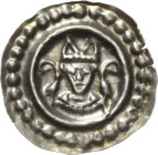 Konstanz, Bistum
Konrad II. von Tegernfeld 1209-1233 Brakteat. Brustbild des Bischofs mit mitra bicornis und 2 Krummstäben von vorne Klein/Ulmer 9 Ca...