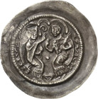 Magdeburg, Erzbistum
Wichmann von Seeburg 1152-1192 Brakteat. Seeländer Fälschung. Erzbischof sitzt Hl. Martin gegenüber, VVICMANNVS Mehl zu 223 Berg...