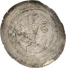 Mühlhausen, Reichsmünzstätte - unter Pfandbesitz der Landgrafen von Thüringen
Hermann von Thüringen 1199-1204(?) unter Philipp 1198-1208 Brakteat. Na...