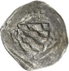 Oberpfalz
Ruprecht II. und Ruprecht III. 1390-1407 Einseitiger Pfennig o.J. Rautenschild zwischen R und S Slg. Memmersheimer - Steinhilber -, vgl. 15...