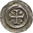 Pegau, Vogtei
Dietrich von Sommerschenburg und Groitzsch Vogt von Pegau 1190-1207 Brakteat, Groitzsch Krükenkreuz, in den Winkeln: Kopf, Kreuzapfel, ...