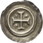 Pegau, Vogtei
Dietrich von Sommerschenburg und Groitzsch Vogt von Pegau 1190-1207 Brakteat, Groitzsch Krükenkreuz, in den Winkeln: Kopf, Kreuz, Stern...