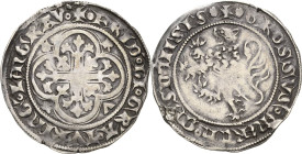 Sachsen, Haus Wettin, Groschenzeit
Markgraf Friedrich II. der Ernsthafte (1323) 1329-1349 Breiter Groschen, o.J. (1338/1340), Freiberg Ältester Meißn...