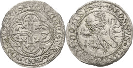 Sachsen, Haus Wettin, Groschenzeit
Markgraf Friedrich IV. der Streitbare 1381-1428 Kreuzgroschen o.J. (1390/1393), o.Mzz.-Freiberg Mit Kreuz zwischen...