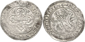 Sachsen, Haus Wettin, Groschenzeit
Markgraf Wilhelm I. von Meißen 1381-1407 Kreuzgroschen o.J. (1382/1388), Freiberg Mehner 4/1 Krug 340/22 2.64 g. V...
