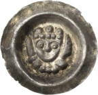 Schongau
Ludwig II. von Bayern 1268-1295 Brakteat Bekröntes Brustbild mit Schwert und Palmenzweig von vorn Steinhilber 142 Berger 2685 Gebhart 35 Slg...