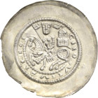 Thüringen, Landgrafschaft
Hermann I. 1190-1217 Brakteat (um 1208/1215), Eisenach oder Gotha Landgraf reitet mit Fahne und Löwenschild nach links, dah...