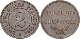 Deutsch-Neuguinea
 2 Neu-Guinea Pfennig 1894 A Jaeger 702 Fast prägefrisch