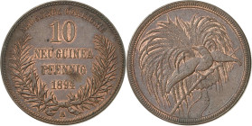 Deutsch-Neuguinea
 10 Neu-Guinea-Pfennig 1894 A Jaeger 703 Prägefrisch