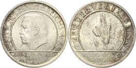 5 Reichsmark 1929 A Verfassung Jaeger 341 Kl. Randfehler, fast vorzüglich/vorzüglich-Stempelglanz