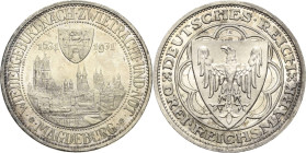 3 Reichsmark 1931 A Magdeburg Jaeger 347 Fast Stempelglanz/Stempelglanz