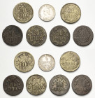 Kolonien
Lot-7 Stück Deutsch-Ostafrika 1/2 Rupie 1904 A. 20 Heller 1916 T (6x, 724, 726 und 727 b) Fast sehr schön-fast vorzüglich