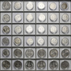 Drittes Reich
Lot 95 Stück Kleine Sammlung 2 und 5 Reichsmark 1934-1939. Dabei: 2 Reichsmark - 1934 Garnisionkirche A-J, komplett (J. 355), 1936-1939...