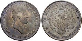 RUSSIAN EMPIRE AND FEDERATION. Alexander I, 1777-1825. Mintage for Poland. 10 Zlotych Polskich 1822, Warsaw Mint, IB. 30.68 g. Bitkin 821 (R). Dav. 24...